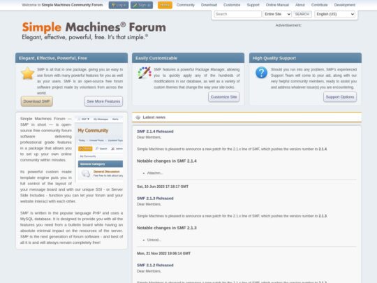 Simple Machines Forum (SMF)